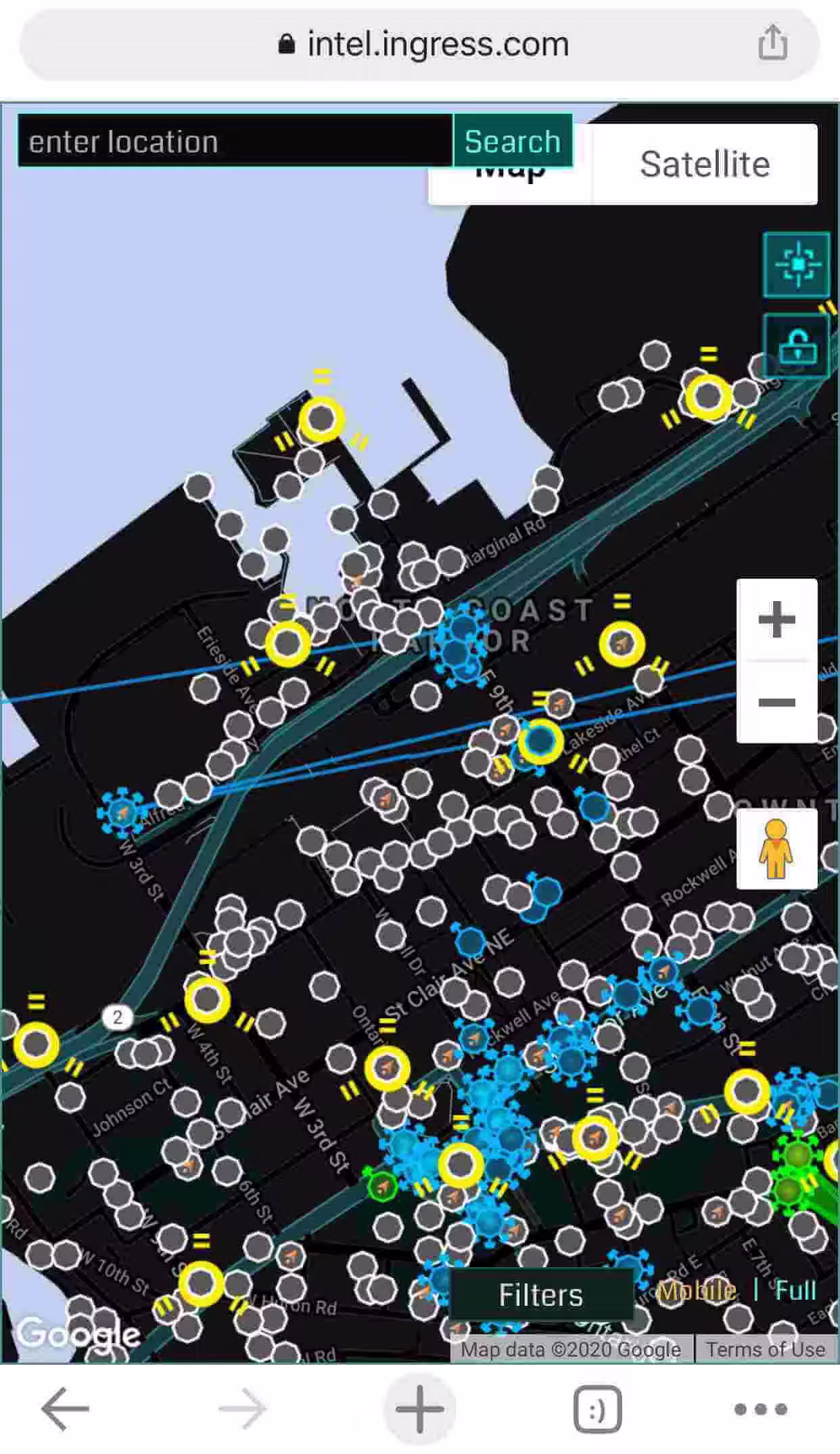 ingress pokestop map