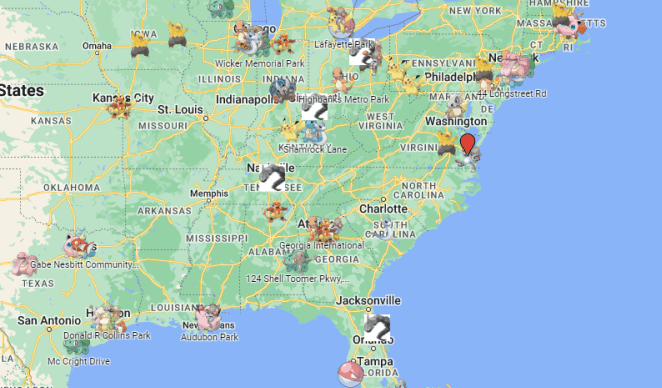 pokemon go map