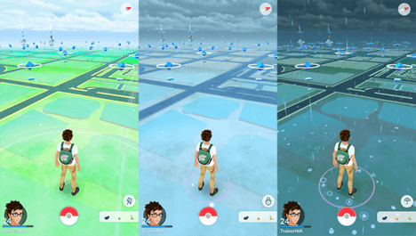 pokemon go weather condition