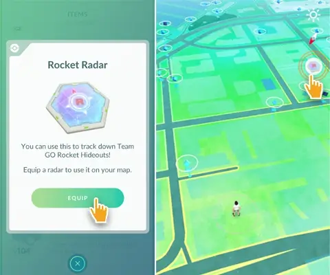 pokemon radar