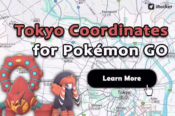 tokyo coordinates pokemon go