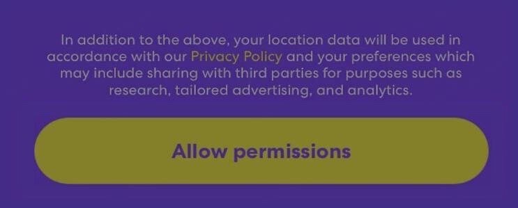 allow permissions to avoid life360 no network or phone off