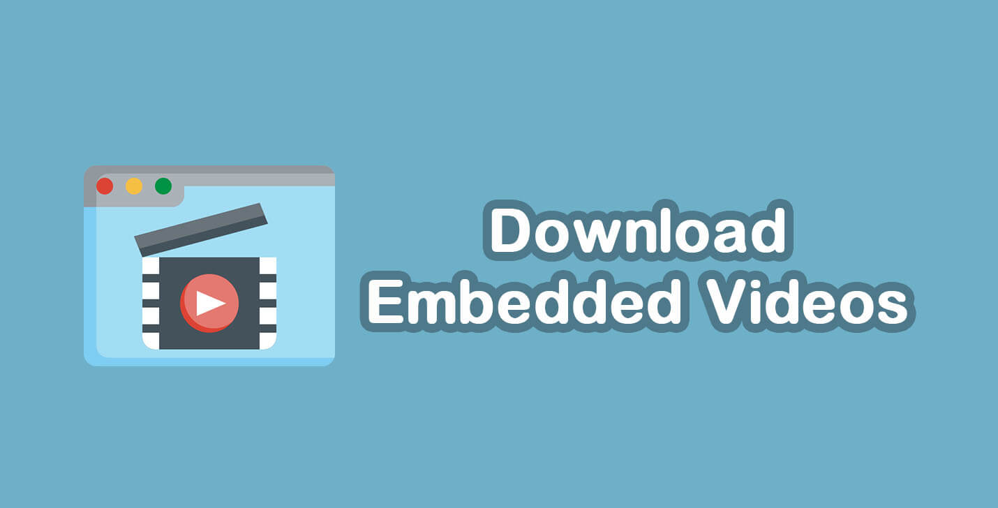 download embedded video