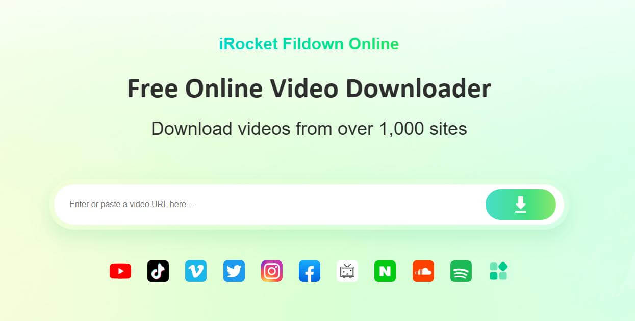 online youtube downloader fildown