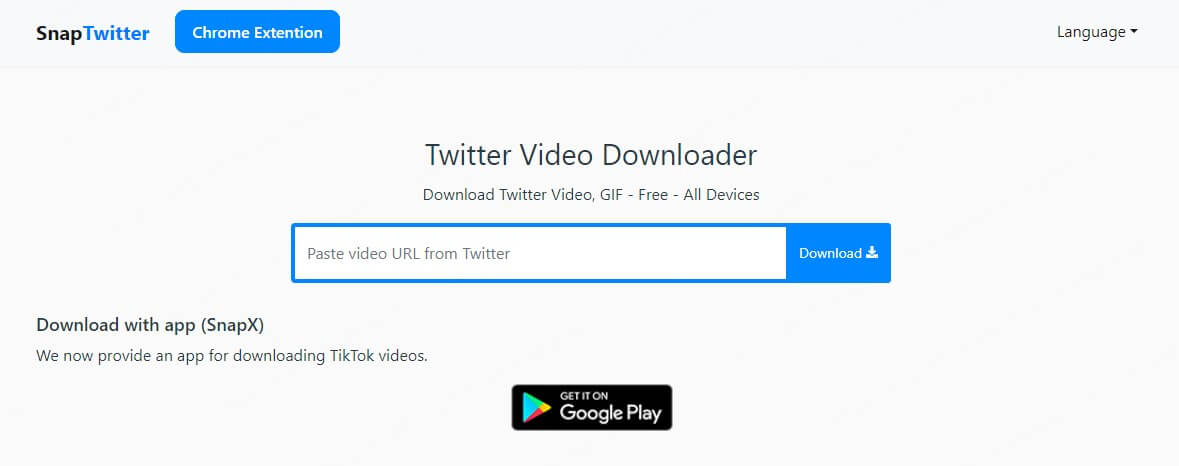 twitter video downloader snaptwitter