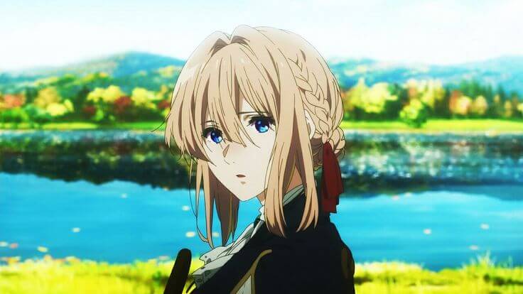 blonde anime girl