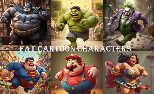 fat cartoon characters