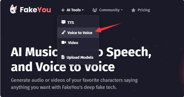 go to voice to voice