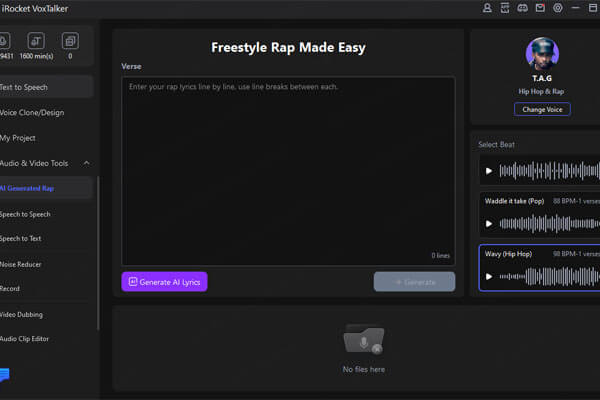 voxtalker ai rap generator