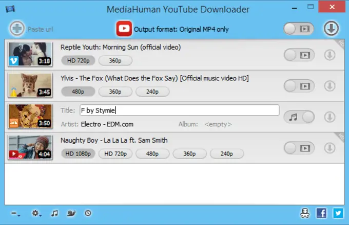 【mac・ipod向け】pcでyoutube動画を無料でダウンロードする方法mediahuman youtube Downloader