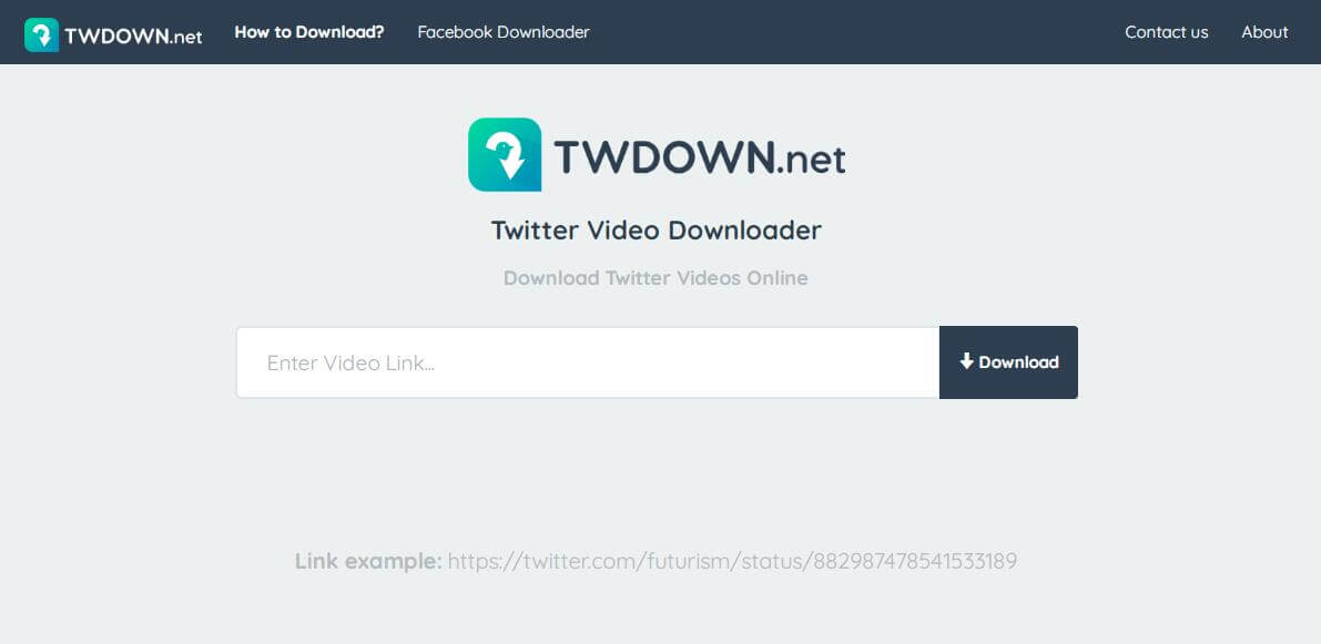 twitter動画を保存する無料動画ダウンローダーtwdow net