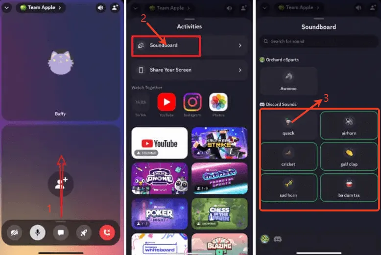  discord サウンドボード スマホ 