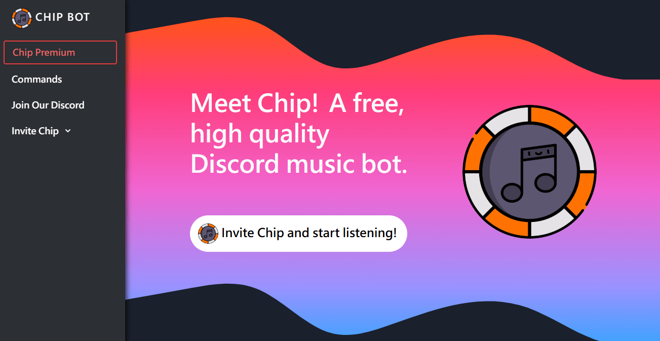 discord 音楽 bot chip