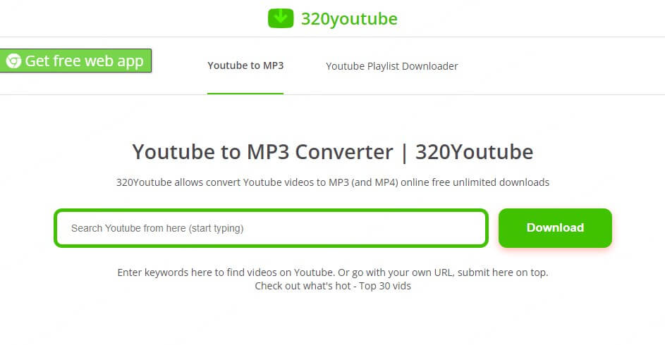 320youtube youtube 轉 mp3 網站