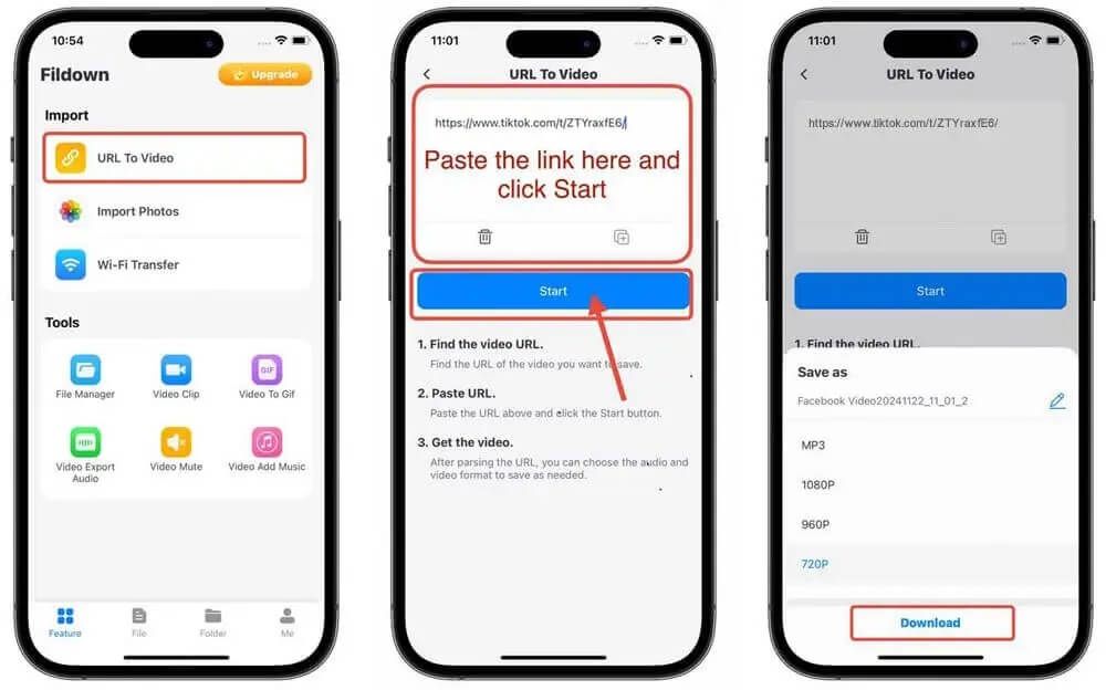 在 ios 上下載 tiktok 影片